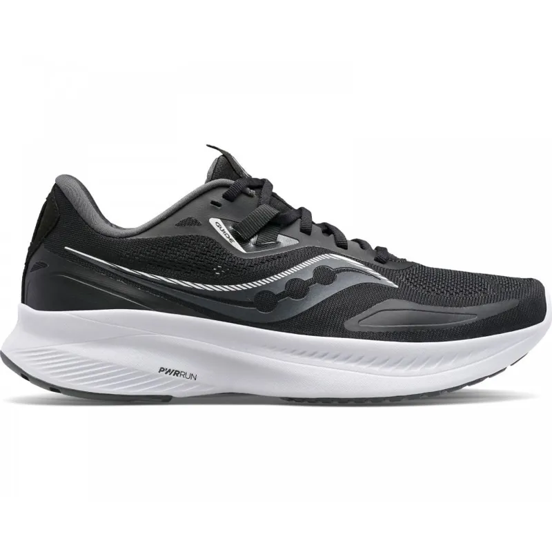 Saucony Men's Guide 15 Black/White - WIDE